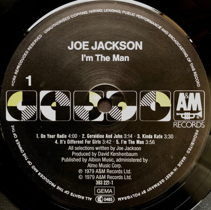 Joe Jackson : I'm The Man (LP, Album, RE)