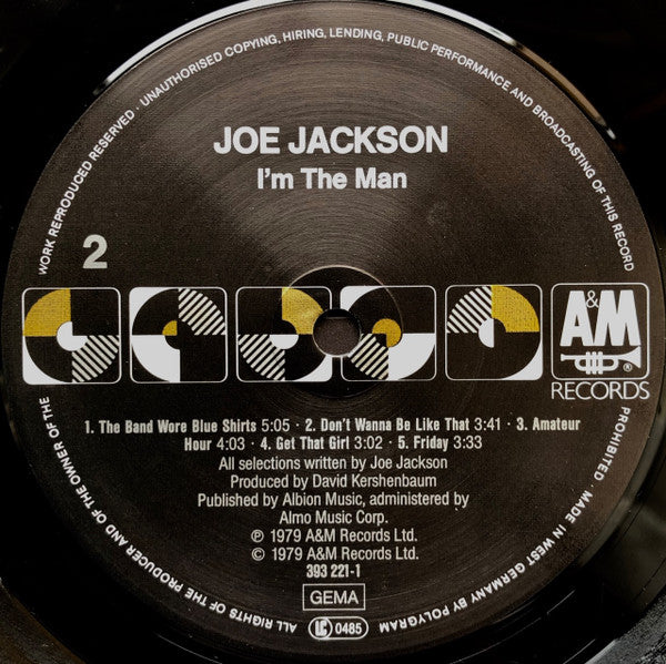 Joe Jackson : I'm The Man (LP, Album, RE)