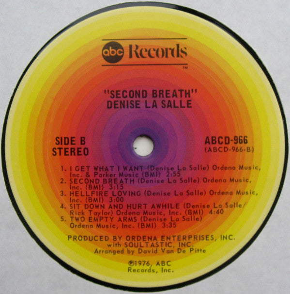 Denise LaSalle : Second Breath (LP, Album, Pit)