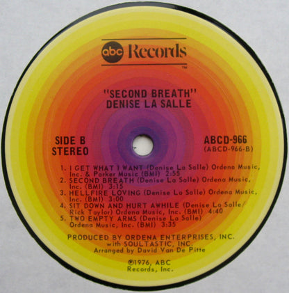 Denise LaSalle : Second Breath (LP, Album, Pit)