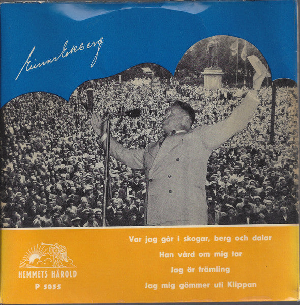 Einar Ekberg : Var Jag Går I Skogar, Berg Och Dalar (7", EP)