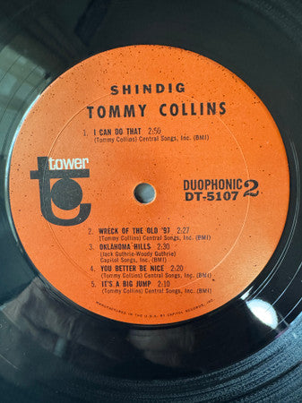 Tommy Collins : Shindig (LP, Album)