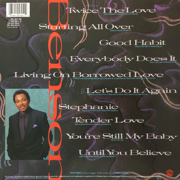 George Benson : Twice The Love (LP, Album)