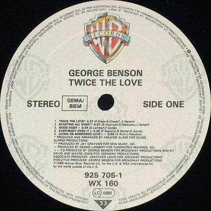 George Benson : Twice The Love (LP, Album)