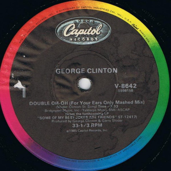 George Clinton : Double Oh-Oh (For Your Ears Only Mix) (12", Single)