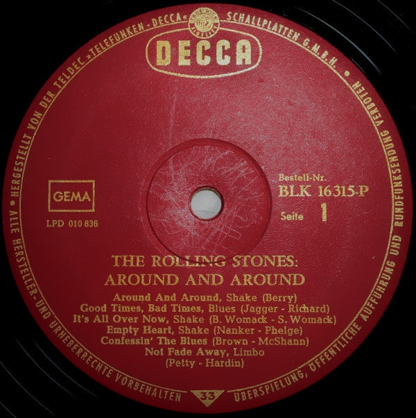 The Rolling Stones : Around And Around (LP, Album, Mono)