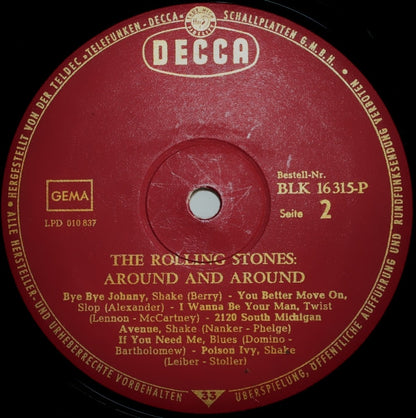 The Rolling Stones : Around And Around (LP, Album, Mono)