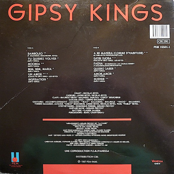 Gipsy Kings : Gipsy Kings (LP, Album)