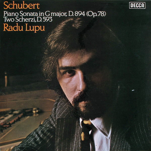 Franz Schubert, Radu Lupu : Piano Sonata In G Major, D. 894 (Op. 78) / Two Scherzi, D. 593 (LP)