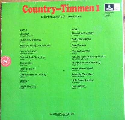 Unknown Artist : Country-Timmen 1 (LP, Album)