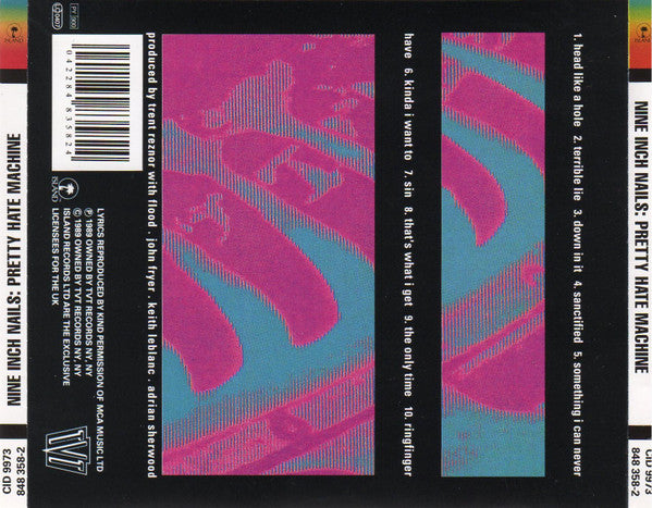 Nine Inch Nails : Pretty Hate Machine (CD, Album, RE, UNI)