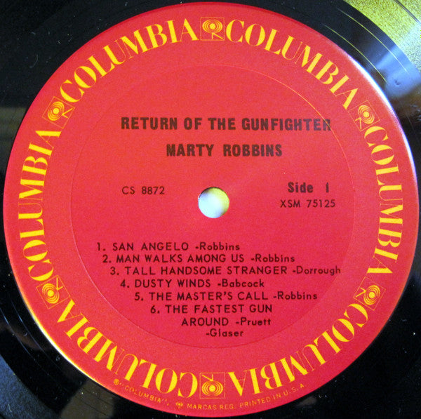 Marty Robbins : The Return Of The Gunfighter (LP, Album, RE, Ter)