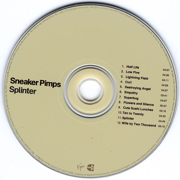 Sneaker Pimps : Splinter (CD, Album)