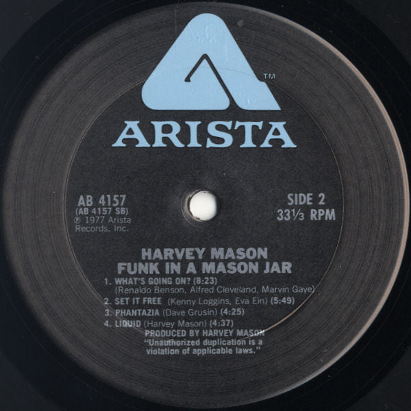 Harvey Mason : Funk In A Mason Jar (LP, Album)