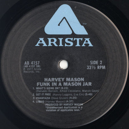 Harvey Mason : Funk In A Mason Jar (LP, Album)