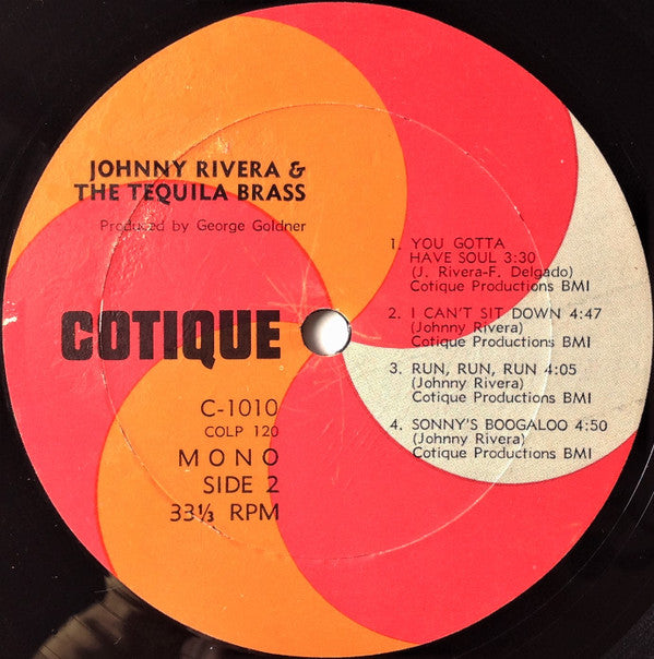 Johnny Rivera And The Tequila Brass : Johnny Rivera And The Tequila Brass (LP, Album, Mono)