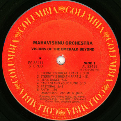 Mahavishnu Orchestra : Visions Of The Emerald Beyond (LP, Album, Pit)