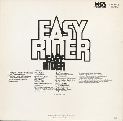 Various : Easy Rider - Songs As Performed In The Motion Picture (LP, Comp, RE)