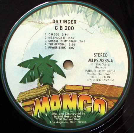 Dillinger : CB 200 (LP, Album)