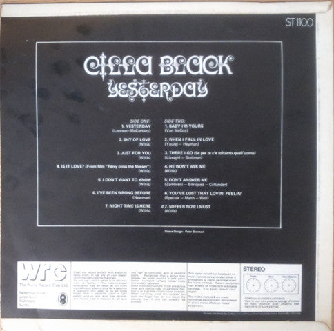 Cilla Black : Yesterday (LP, Comp)