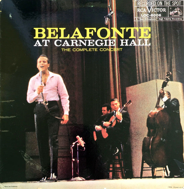 Harry Belafonte : Belafonte At Carnegie Hall (The Complete Concert) (2xLP, Album, Mono, Gat)