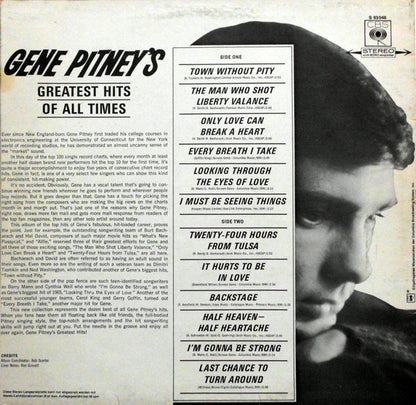 Gene Pitney : Greatest Hits Of All Times (LP, Comp)