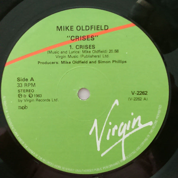 Mike Oldfield : Crises (LP, Album)