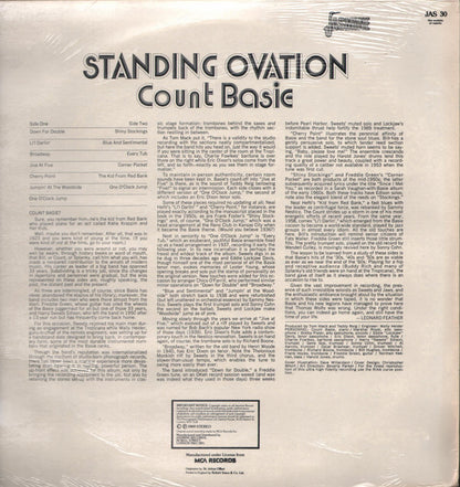 Count Basie : Standing Ovation (3 Eras Of Basie) (LP, Album, RE)