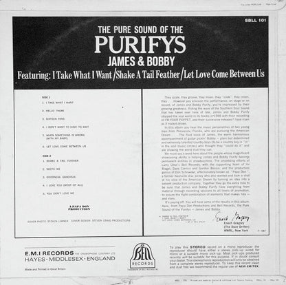 James & Bobby Purify : The Pure Sound Of The Purifys - James & Bobby (LP, Album)