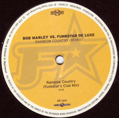 Bob Marley Vs. Funkstar De Luxe : Rainbow Country (Remix) (12")