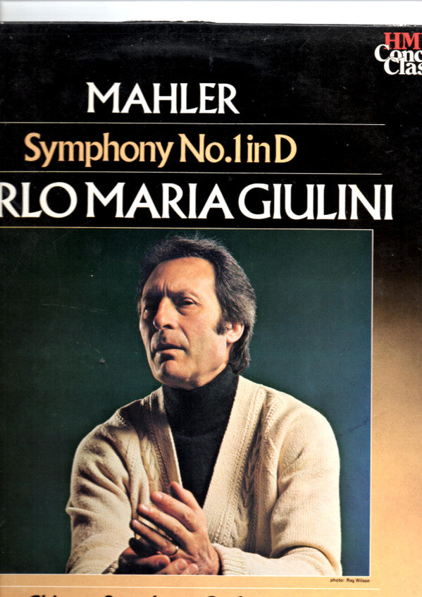 Gustav Mahler – Carlo Maria Giulini, Chicago Symphony Orchestra : Symphony No. 1 In D (LP, RE)