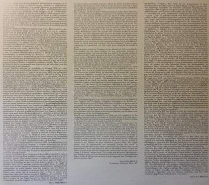 Franz Schubert - Orchestre Philharmonique De Liège, Pierre Bartholomée : Symphonie Nr. 10 D Dur (LP, DMM)