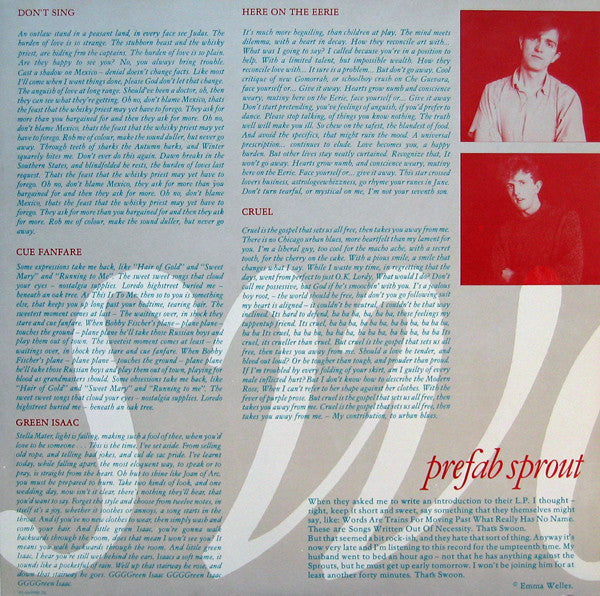 Prefab Sprout : Swoon (LP, Album, RE, Ast)