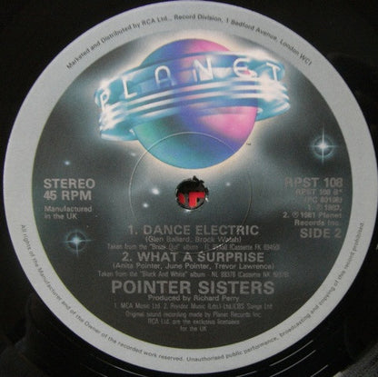 Pointer Sisters : I'm So Excited (12")