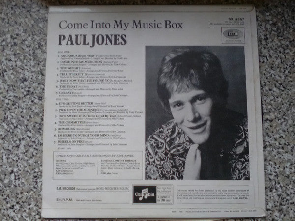 Paul Jones : Come Into My Music Box (LP, Album, Mono)