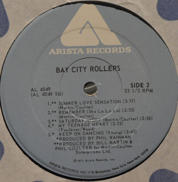 Bay City Rollers : Bay City Rollers (LP, Comp)