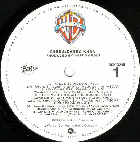 Chaka Khan : Chaka (LP, Album, Win)