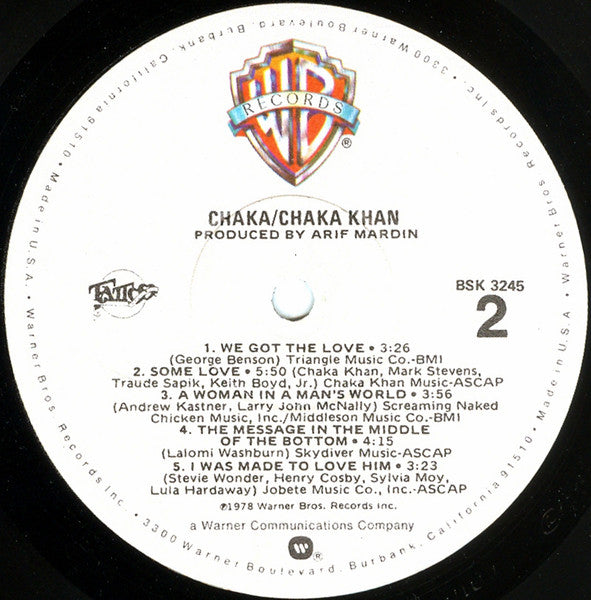 Chaka Khan : Chaka (LP, Album, Win)