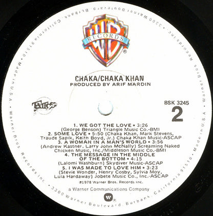 Chaka Khan : Chaka (LP, Album, Win)