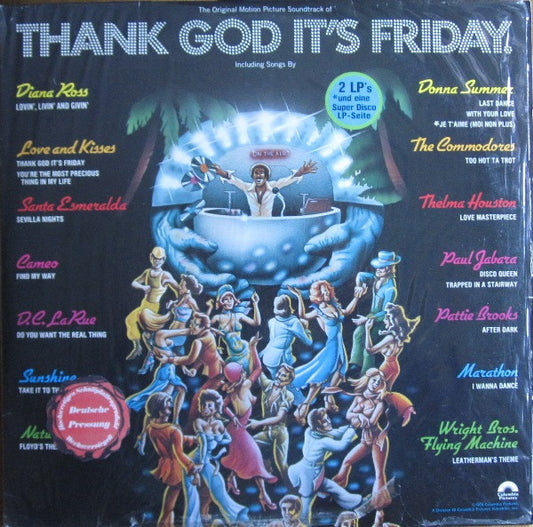 Various : Thank God It's Friday (The Original Motion Picture Soundtrack) (2xLP, Album + 12", S/Sided, S/Edition)