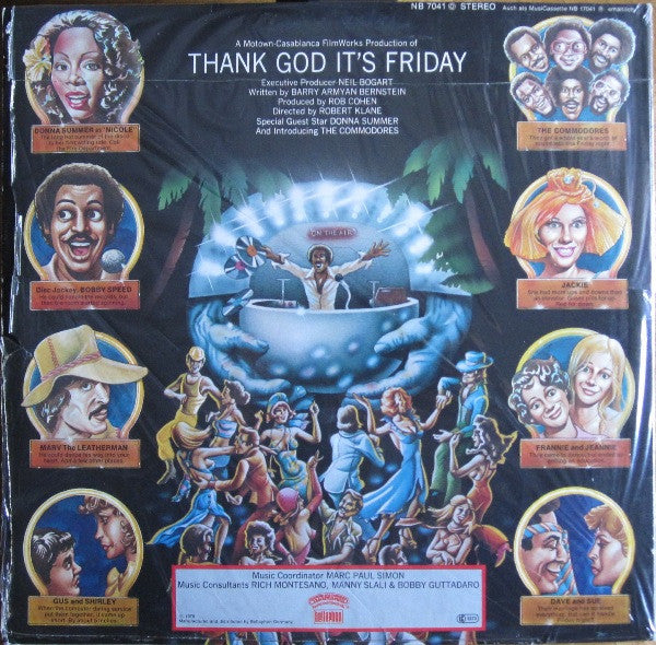 Various : Thank God It's Friday (The Original Motion Picture Soundtrack) (2xLP, Album + 12", S/Sided, S/Edition)