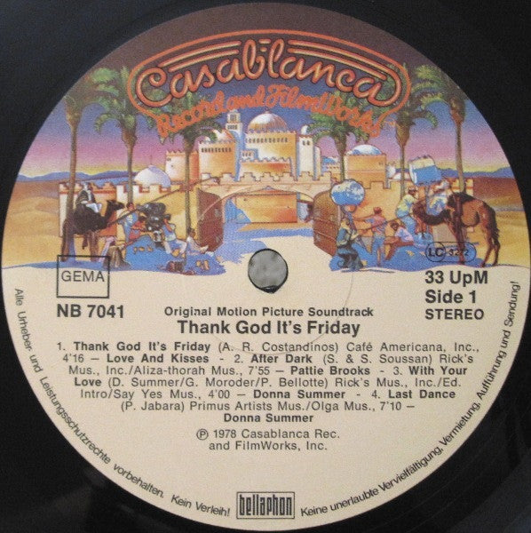 Various : Thank God It's Friday (The Original Motion Picture Soundtrack) (2xLP, Album + 12", S/Sided, S/Edition)