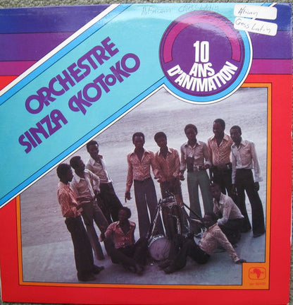 Orchestre Sinza : 10 Ans D'animation (LP, Comp)