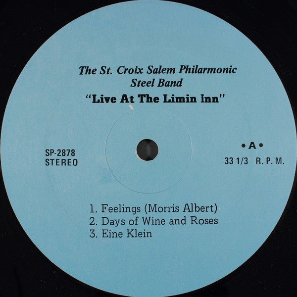 The St. Croix Salem Philharmonic Steel Band : Live At The "Limin Inn" (LP)