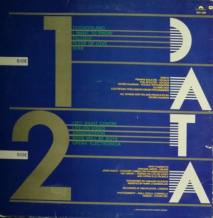 Data (2) : Opera Electronica (LP, Album)