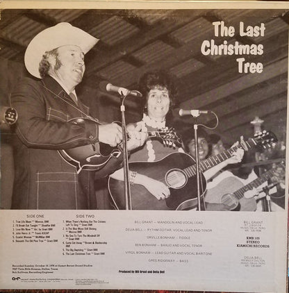 Bill Grant (2) &  Delia Bell With  The Kiamichi Mountain Boys : The Last Christmas Tree (LP, Album)