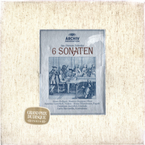 Jan Dismas Zelenka - Heinz Holliger, Maurice Bourgue, Saschko Gawriloff, Klaus Thunemann, Christiane Jaccottet, Lucio Buccarella : 6 Sonaten (2xLP + Box)