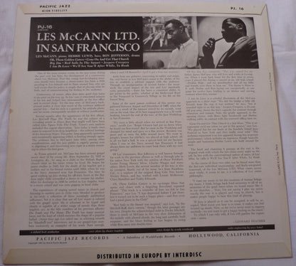 Les McCann Ltd. : Les McCann Ltd. In San Francisco (LP, Album)