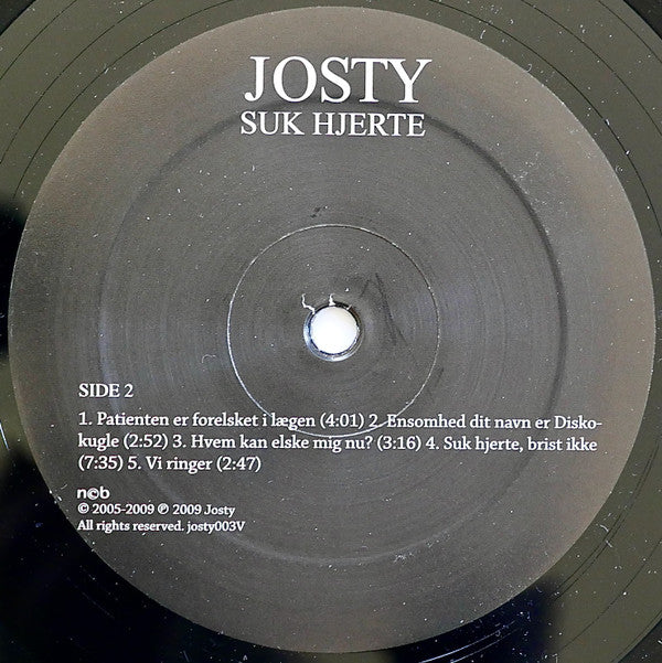 Josty : Suk Hjerte (LP, Album + CD, Album)