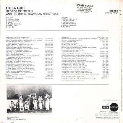 George De Fretes And His Royal Hawaiian Minstrels : Hula Girl (LP)